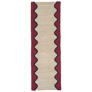 Braided Jute Rug Wave - 61cm x 183cm