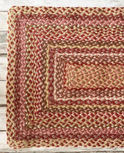 Braided Jute Rug - Coral