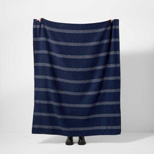 Recycled Cotton Throws/Navy