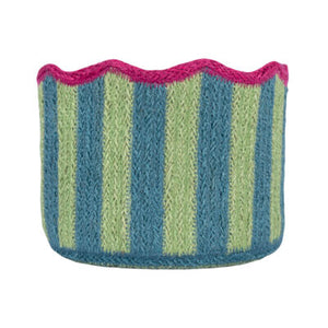 Braided Jute Tulip Basket