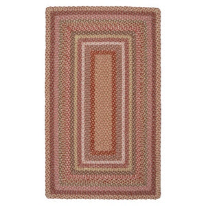 Braided Jute Rug - Coral