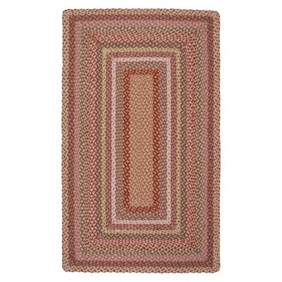 Braided Jute Rug - Coral
