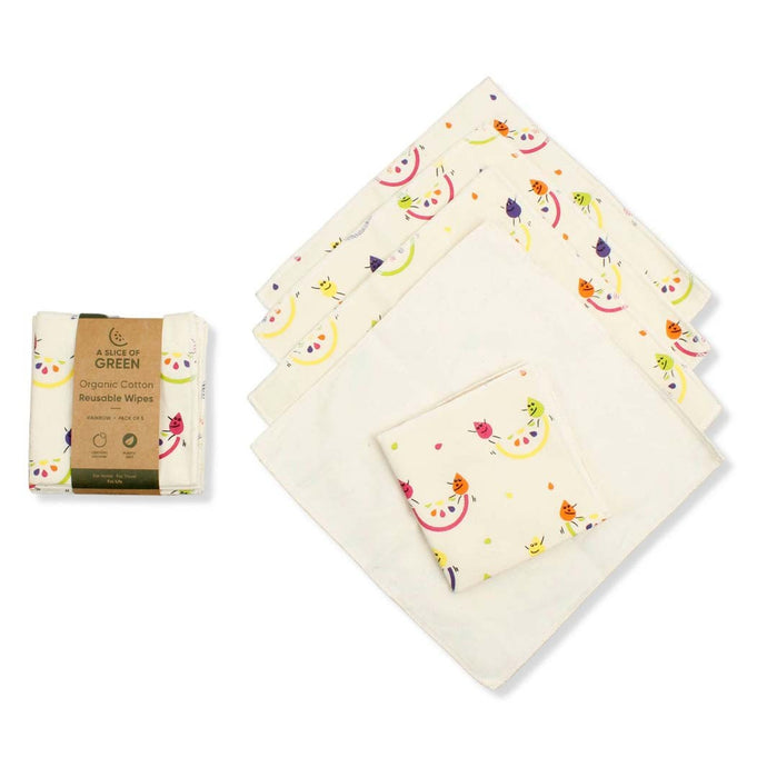 Organic Cotton Reusable Wipes