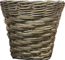 Round Rattan Log Basket