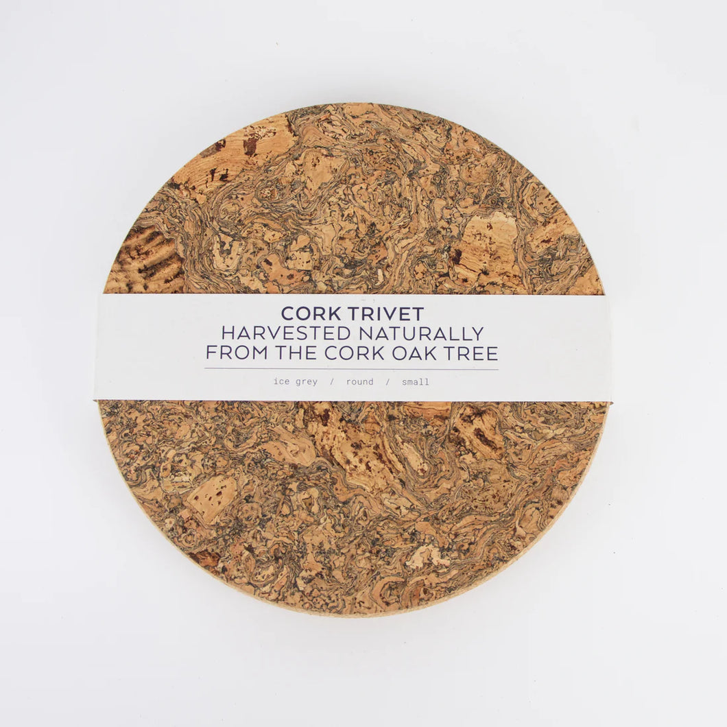 Cork round trivet