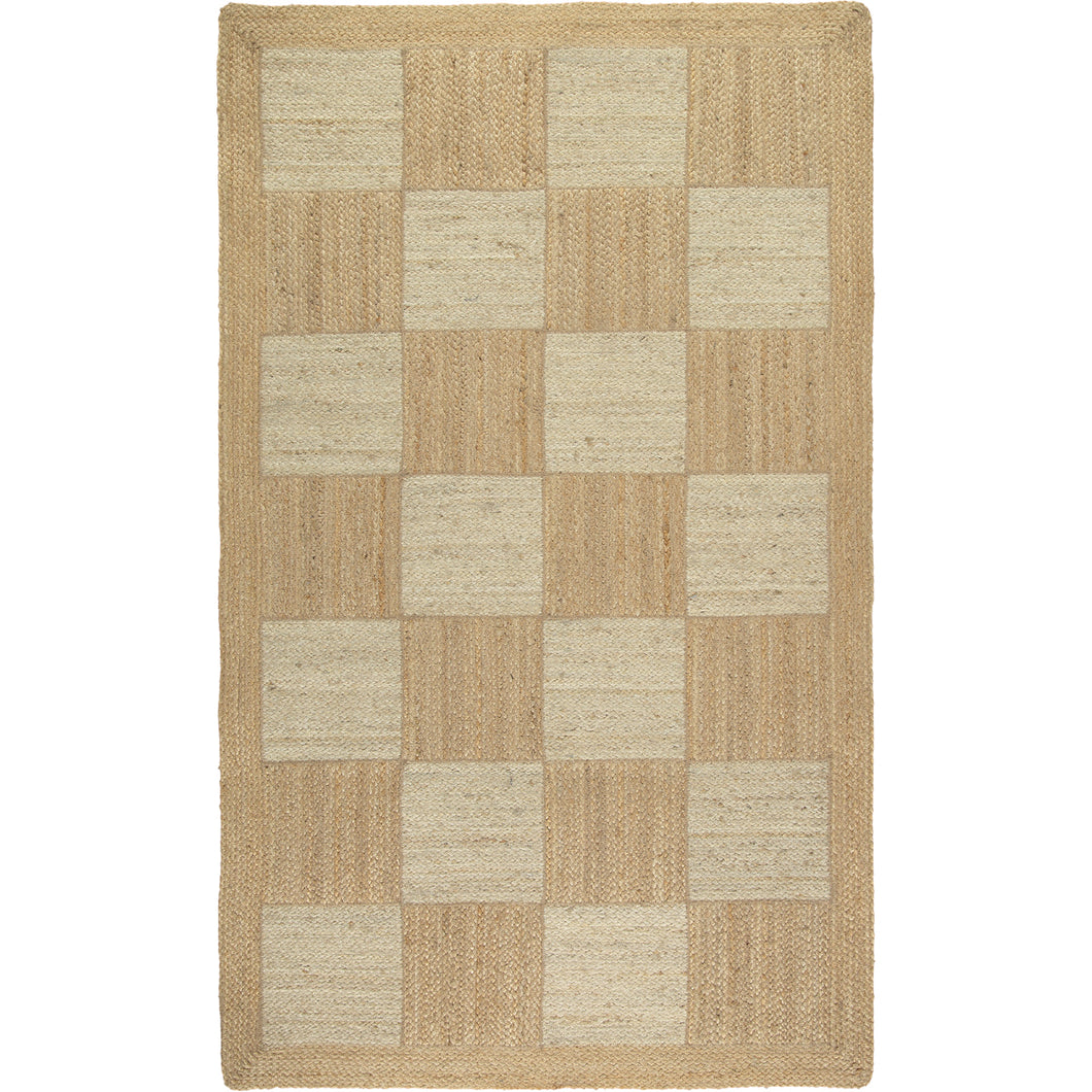 Braided Jute Rug Rectangle - Natural Tile