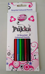 12 Recycled Colour Pencils