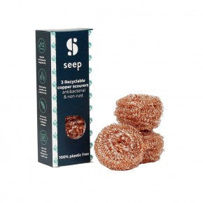 Recyclable Copper Scourer - Pk 3